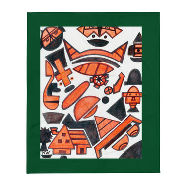 KW Gallery Cozy Collection Blanket 28 - Winter Sunshine Marketplace